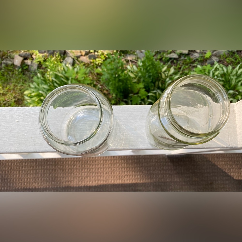 Coffee Glass Jar Bundle With Lids (2) For Storage Arts & Crafts - Picture 15 of 16